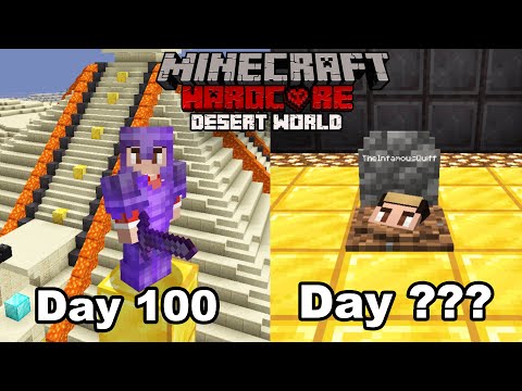 Quiff - How I Ruined My 100 Days Hardcore Minecraft World... (Desert Only)