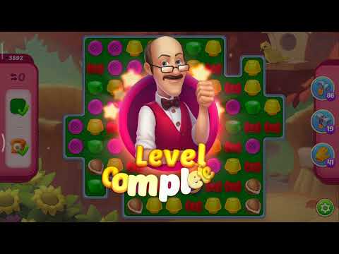 homescapes level 3892 - super hard