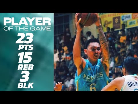 JONJON GABRIEL | PLAYER OF THE GAME, 23 PTS 15 REB 3 BLK vs. RIZAL XENTRO MALL | MPBL REGULAR SEASON