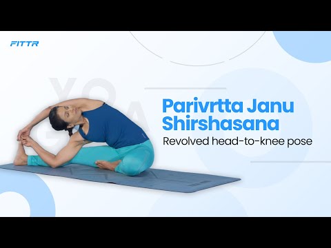 Parivrtta Janu Shirshasana/ Revolved head-to-knee pose