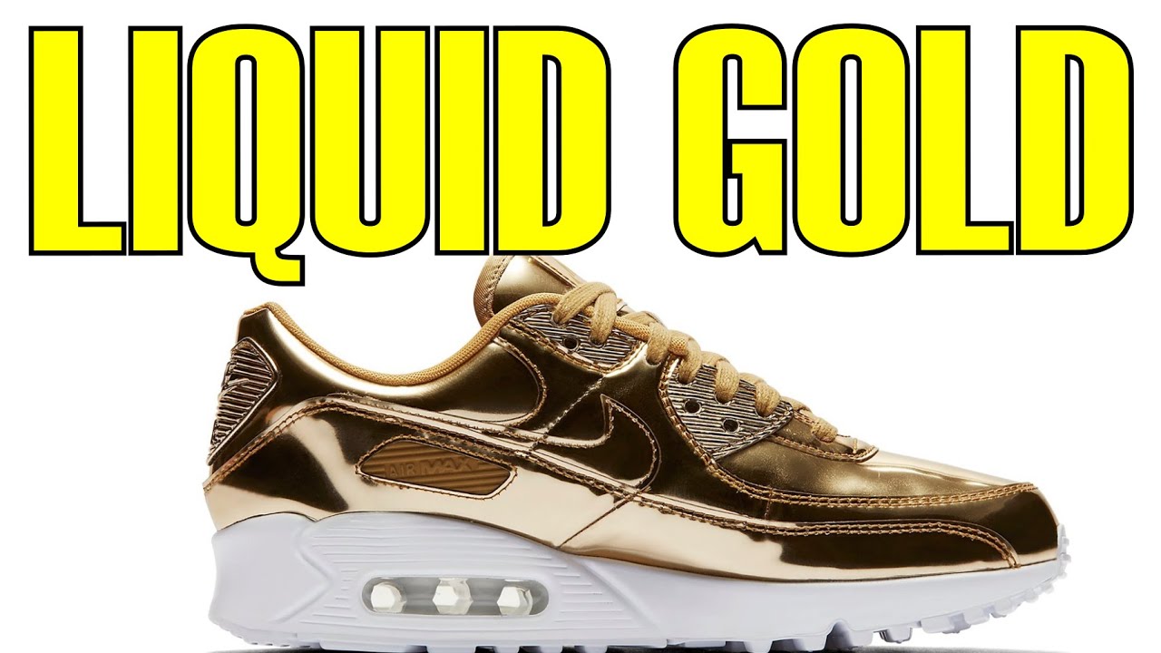 CRAZY IN HAND! Nike Air Max 90 Metallic Gold | On Feet + Review | Air Max Day 2020 Release!