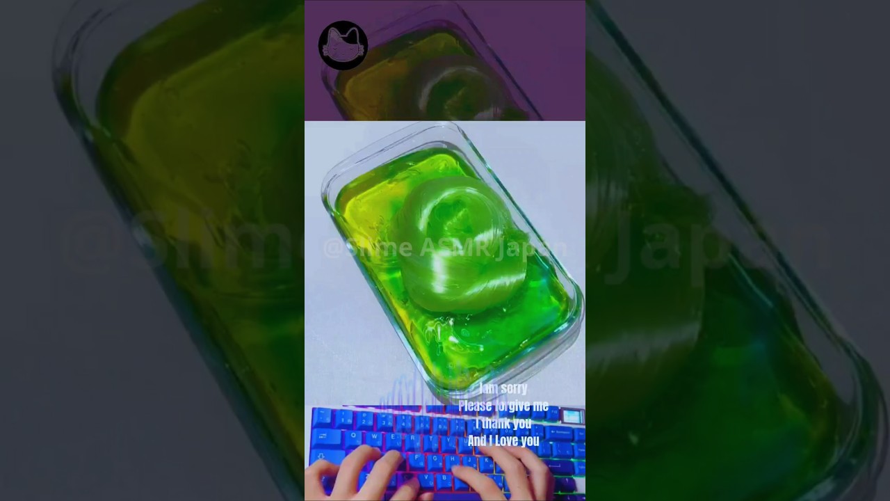 【暇 つ ぶ し】 ス ラ イ ム! 気 持 ち い い！ ス ラ イ ム 動画 ❤ SLIME VIDEO #スライム #スライム動画 #BGM無  #slime #asmr #video P108