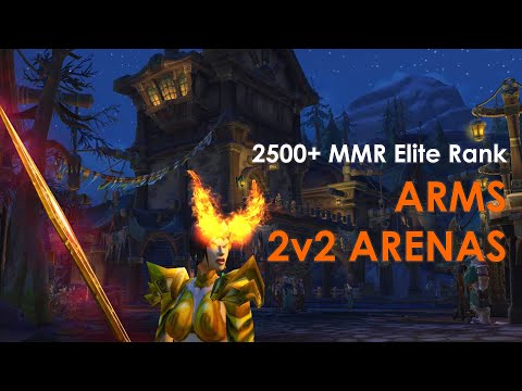 2500+ Arms Warrior 2v2 Arena (w/ Disc Priest) - WoW BFA 8.3 Season 4 PvP