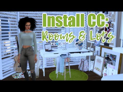 Part of a video titled Install CC Room or Lot in The Sims 4 - YouTube