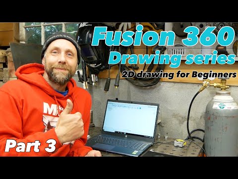 Fusion 360 2D Drawing series for Beginners part 3