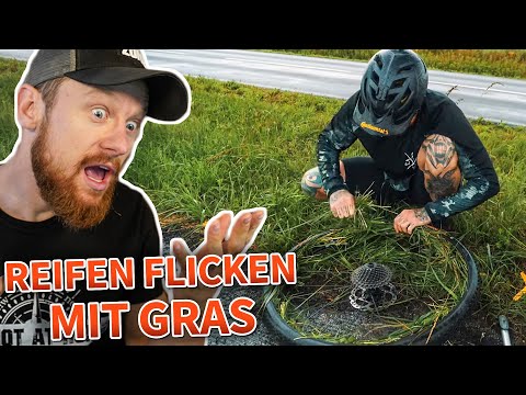 REIFEN FLICKEN mit GRAS! 🚴‍♂️ 335km FAHRRAD Tour mit Fabio Schäfer | Fritz Meinecke