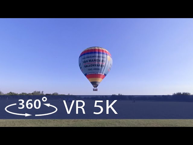 Hot Air Balloonride Netherlands in 360 VR