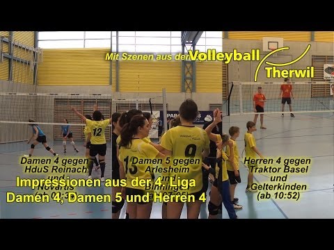 Volleyball Therwil: Impressionen aus der 4. Liga (Damen 4, Damen 5 und Herren 4)