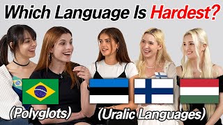 When Polyglots Meet Uralic Language Speakers For The First Time!! l Which Language is Hardest?
