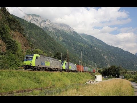 Sommertag am Gotthard - Bahnverkehr auf der Transitachse
