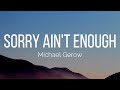 Michael Gerow Sorry Ain T Enough Lyrics