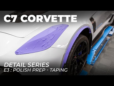 C7 Corvette Detail Series: E3 - Polish Prep Trim Taping