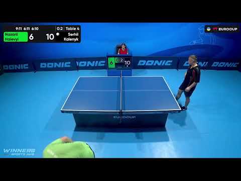11:35 Nazarii Haievyi - Serhii Kalenyk 30.09.2023 TT Euro.Cup Ukraine Master. TABLE 4