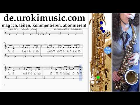 Saxophonunterricht Tenor DJ Khaled, Justin Bieber - No Brainer Noten Lernen um-ih995