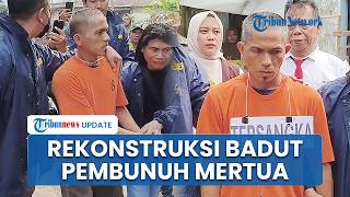 Badut Pembunuh Mertua di Mojokerto Jalani Rekonstruksi, Ungkap Detik-detik Pembunuhan Sadis
