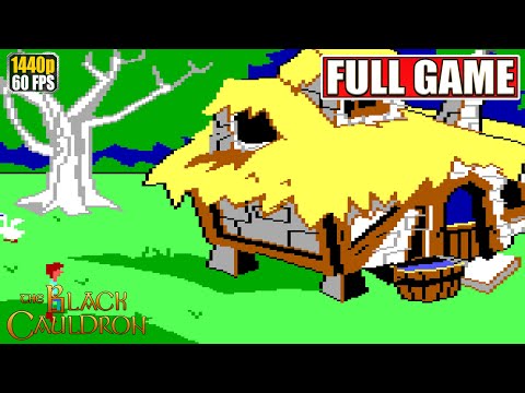 The Black Cauldron Full Gameplay Walkthrough [1985 DOS Longplay Playthrough] No Commentary