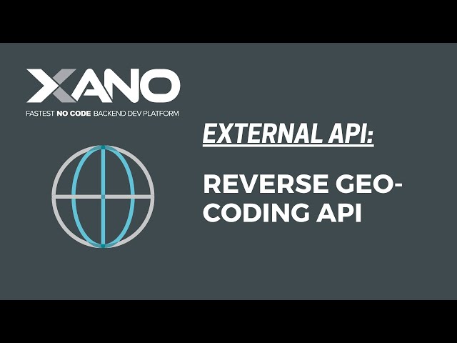External APIs: Using a reverse geo-coding API