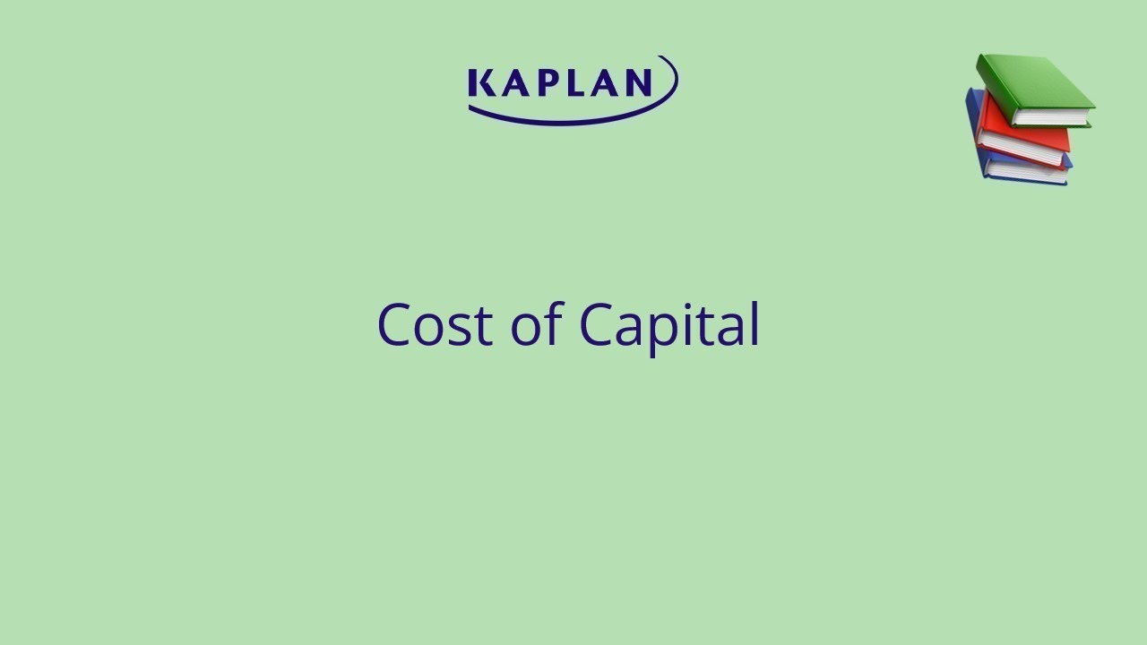 Cost of Capital (WACC)