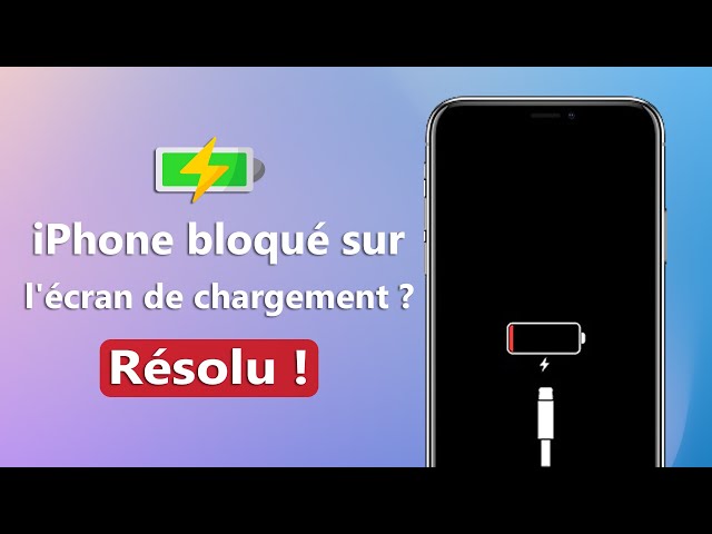 iphone ne charge plus batterie rouge