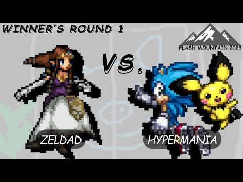Zeldad (Zelda) vs. HyperMania (Sonic, Pichu) - Winner's Round 1 - Flash Mountain 2023
