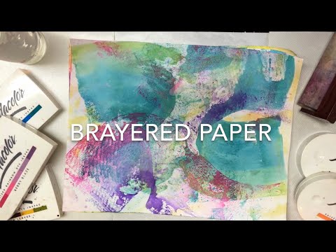 Brayered Ink Paper - a Tutorial