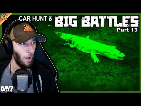 Part 13: Big Battles and a Car Hunt ft. Quest, Reid, & Halifax | chocoTaco DayZ Deer Isle