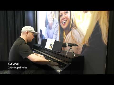 KAWAI CA58 Digital Piano at NAMM 2020 - Demonstrated by Sherwood Phoenix