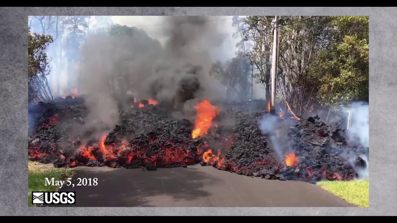 Kilauea Volcano Eruption May 2018