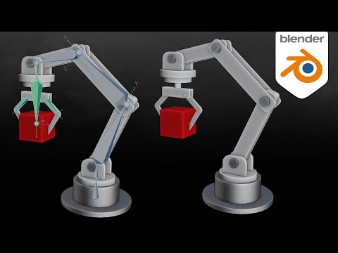 Rigging & Animating a Robotic Arm | Blender 4.5 Tutorial