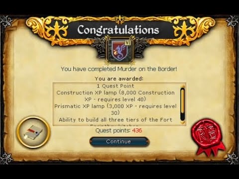 RS3 Quest: Murder on the Border