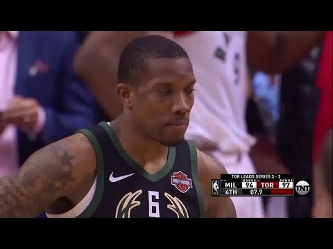 Eric Bledsoe All Game Actions 05/25/19 Milwaukee Bucks vs Toronto Raptors Game 6 Highlights