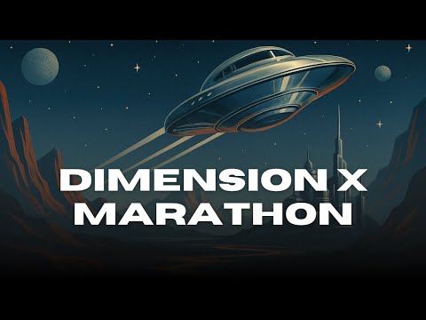 Dimension X Radio Show Marathon (Remastered Audio) | Old Time Sci-Fi for Sleep or Relaxation