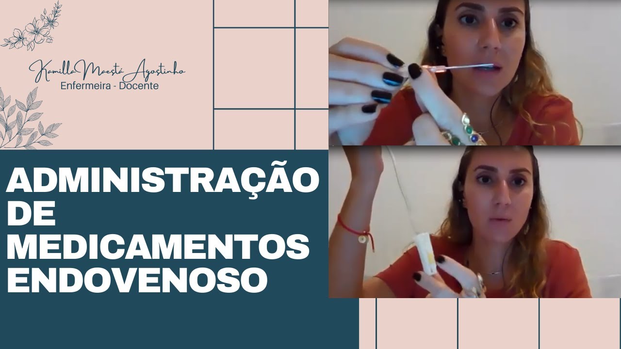 Administração de medicamentos por via endovenosa