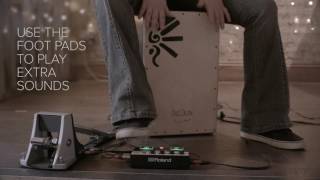 Play extra sounds with an acoustic cajon and the EC-10M ELCajon