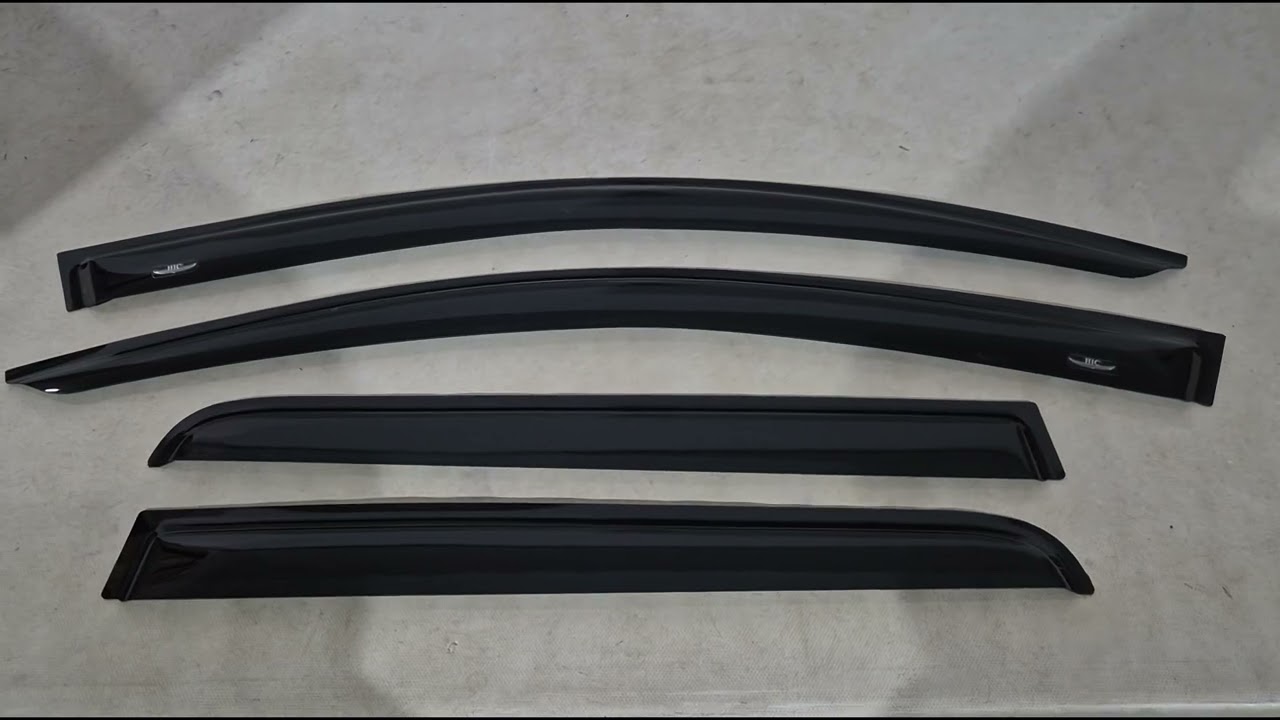 Peugeot 4007 2007-2013 гг. Ветровики на окна (4 шт, HIC) Video 1