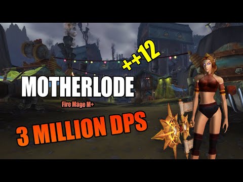 3 MILLION DPS | ++12 MOTHERLODE | Fire Mage M+ The War Within Season 2