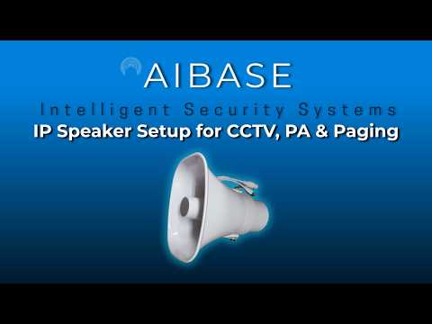 IP Speaker Setup