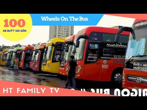 100 Xe Buýt Sài Gòn - The Wheels On The Bus Go Round And Round - Saigon Bus No 06 -  HT BabyTV Video