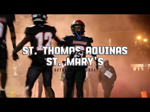 ST. Thomas Aquinas vs ST. Mary's 2024 || Highlights