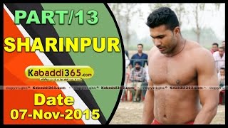 (13) Sharinpur (Hoshiarpur) Kabaddi Tournament 7 Nov 2015