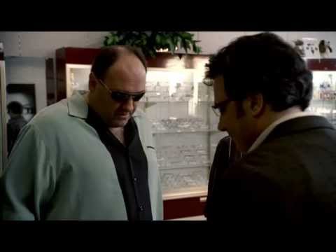 The Sopranos - Tony and the gang buy some Glasses