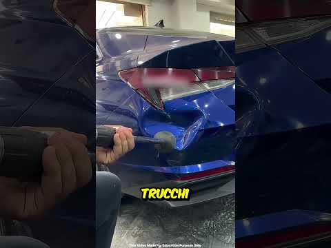 L’uomo che ripara ogni ammaccatura a modo suo 🚗🔧