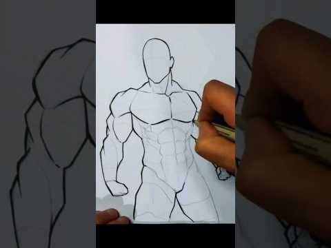 Como desenhar Anatomia Básica de Super Herói #howtodraw #artoftheday #art #drawing #superhero