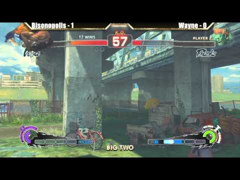 SSF4 AE 2012 Bisonopolis vs Wayne - Big Two #8 Tournament