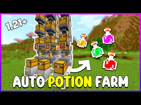 Minecraft 1.21: The ULTIMATE Automatic Potion Farm | Tutorial