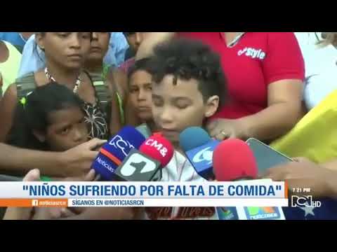 Niño venezolano le manda mensaje a Donald Trump