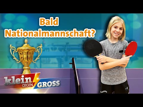 Lotta is one of the best table tennis players in her age group! | Little vs. Big