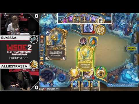 WSOE 2 Quarterfinal: Slysssa vs Alliestrasza - The Hearthstone Showdown | Day 2 Playoffs