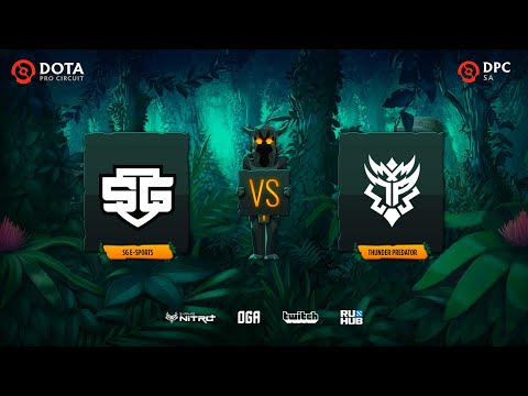 SG e-sports vs Thunder Predator, OGA DPC SA Regional League S1, bo3, game 1 [Eiritel & Jam]