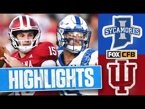 Indiana State Sycamores vs. No. 22 Indiana Hoosiers Highlights | FOX College Football